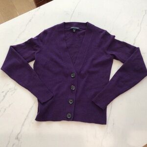 Banana Republic Extra Fine Merino Wool Cardigan, Size XS